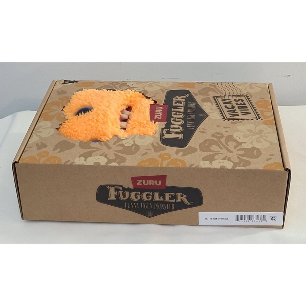 Zuru Fuggler Funny Ugly Monster Vacay Vibes Reek-O-Orange Plush Toy Collectible - Picture 6 of 7